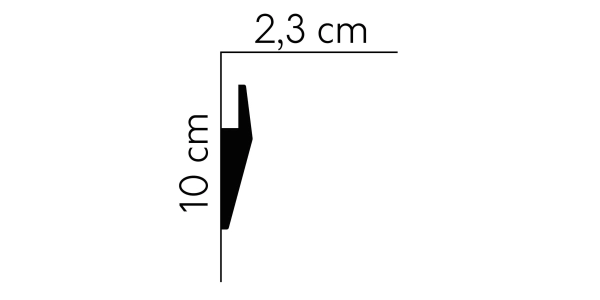 Listwa przypodłogowa, sufitowa, Mardom Decor MD016